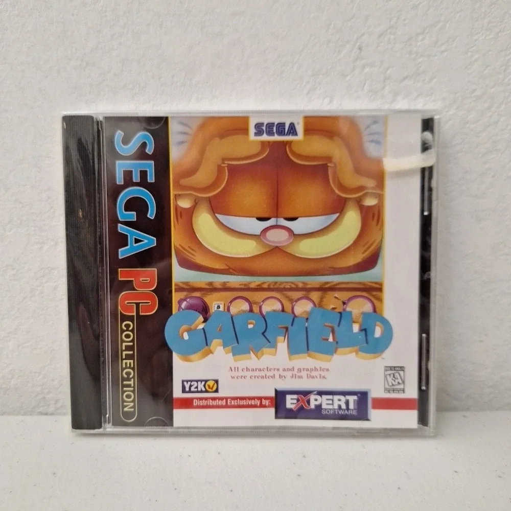 RARE Vintage NEW Garfield In TV Land Sega Entertainment CD-ROM PC SEALED